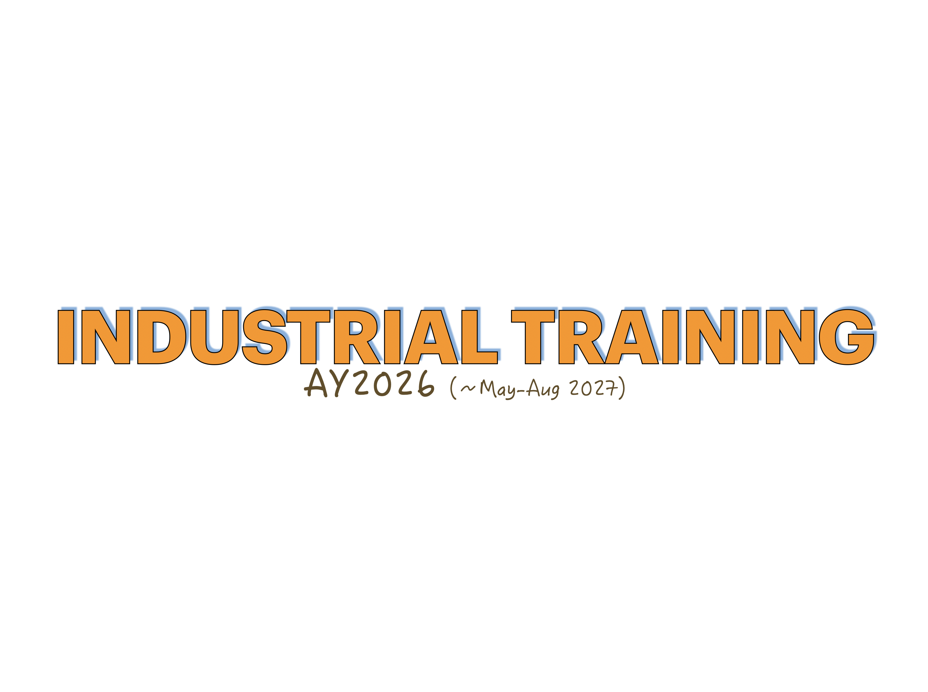2140301 Industrial Training (Summer/AY2026)